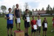 Najlepsi zawodnicy w punktacji indywidualnej czw�rboju lekkoatletycznego
